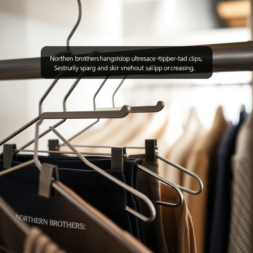 pants hangers in action