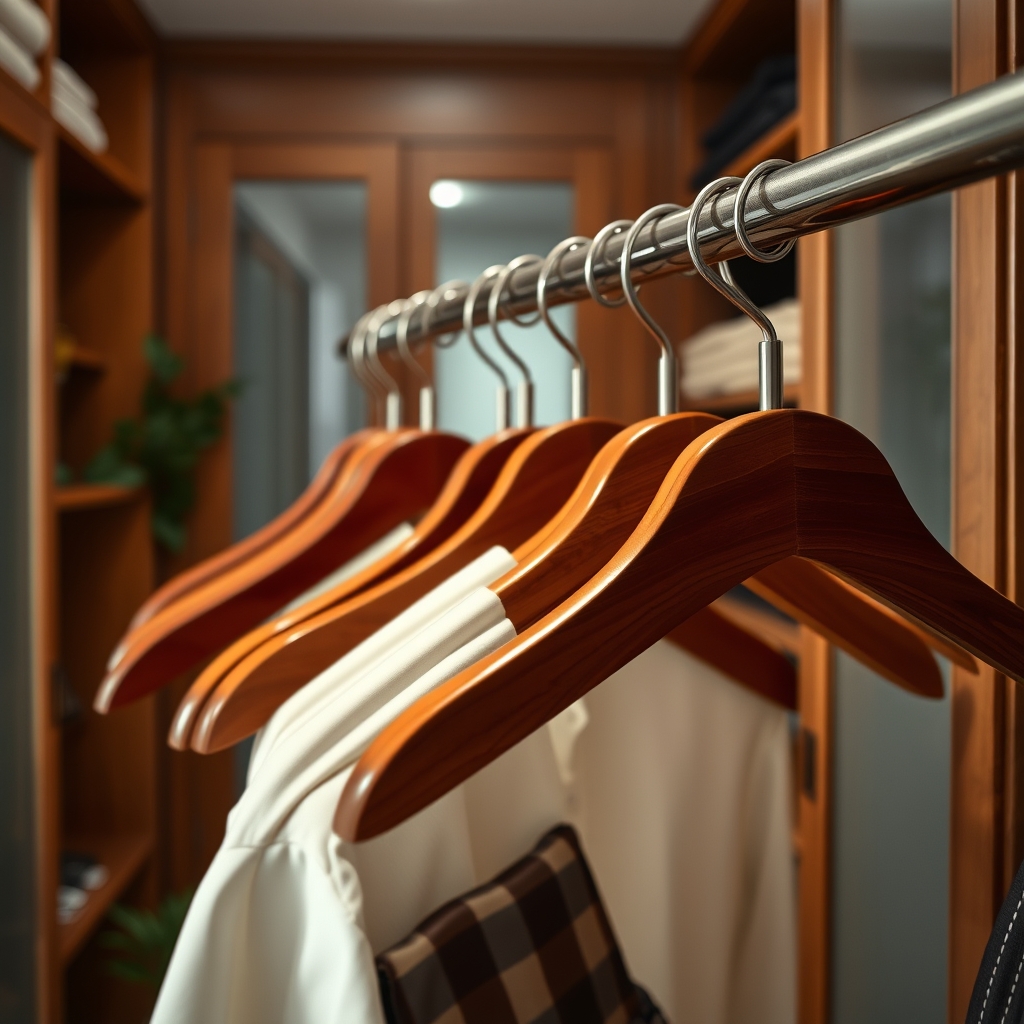 wooden hangers product view